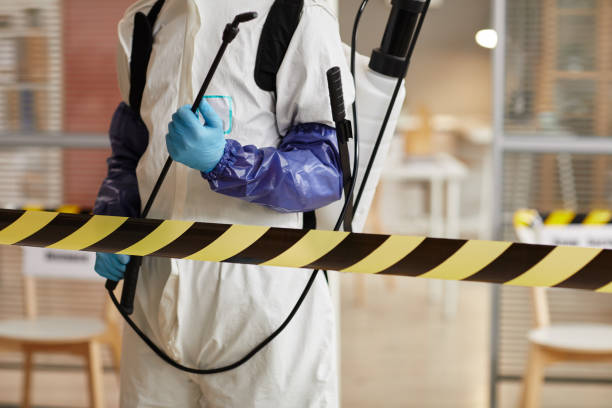 Professional Biohazard Cleanup technician working in Carpinteria, CA